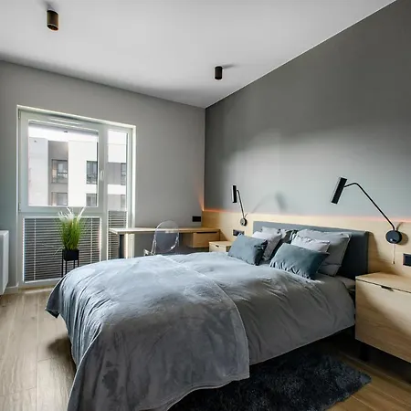 Apartament Manufaktura Centrum Z Klimatyzacja Лодзь Екстер'єр фото